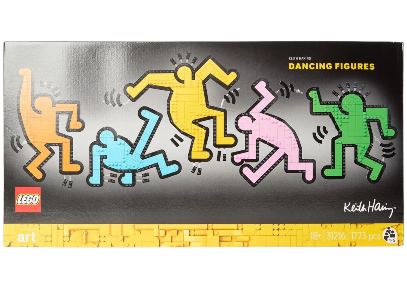 LEGO Art Keith Haring Dancing Figures Set 31216 - vue 360
