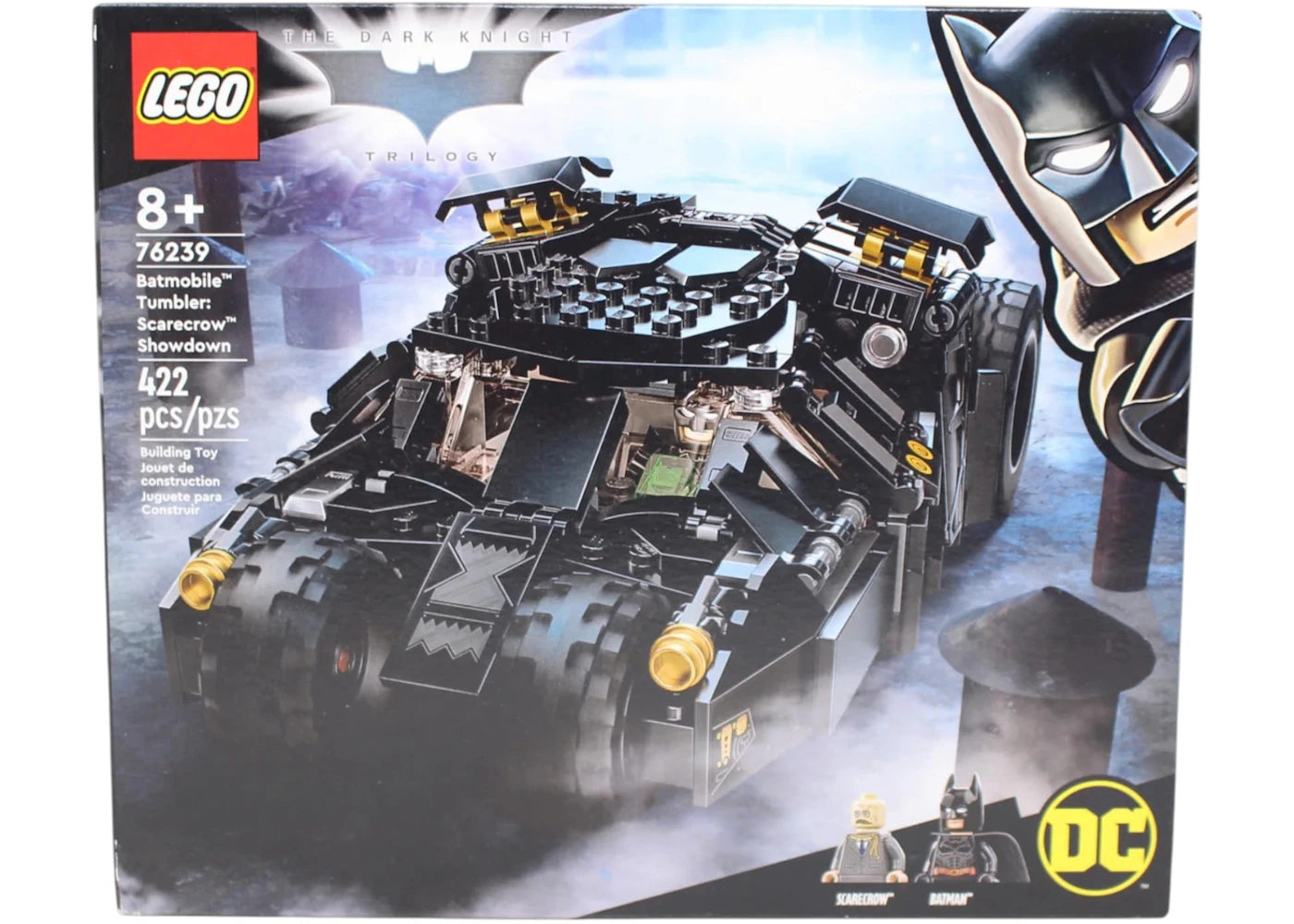 LEGO Batman Batmobile Tumbler: Scarecrow Showdown Set 76239 Black