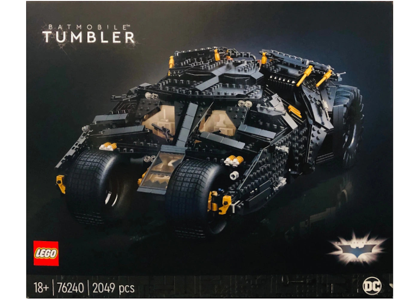 LEGO Batman Batmobile Tumbler Set 76240 Black - vue 360