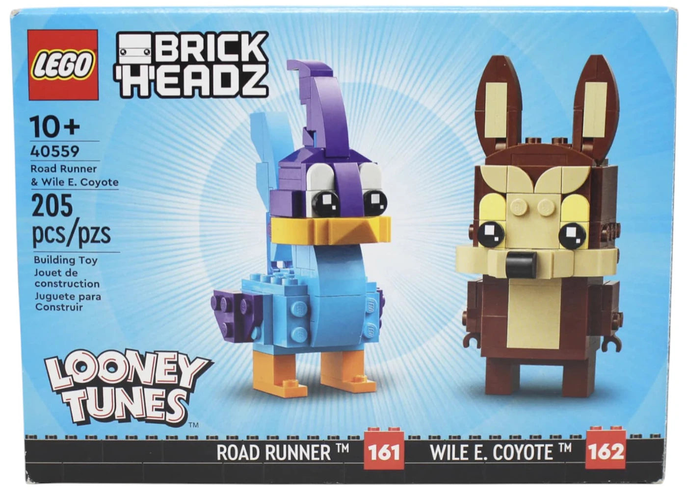 LEGO Brick Headz Looney Tunes Road Runner & Wile E. Coyote Set 40559 - authentic LEGO building set