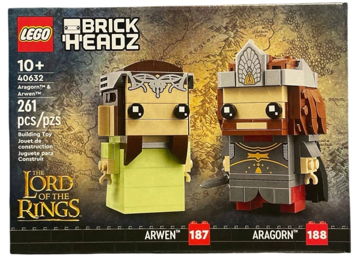 LEGO Brick Headz Lord of the Rings Arwen & Aragorn Set 40632 - authentic LEGO building set