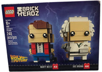 LEGO Brick Headz Marty McFly & Doc Brown Set 41611