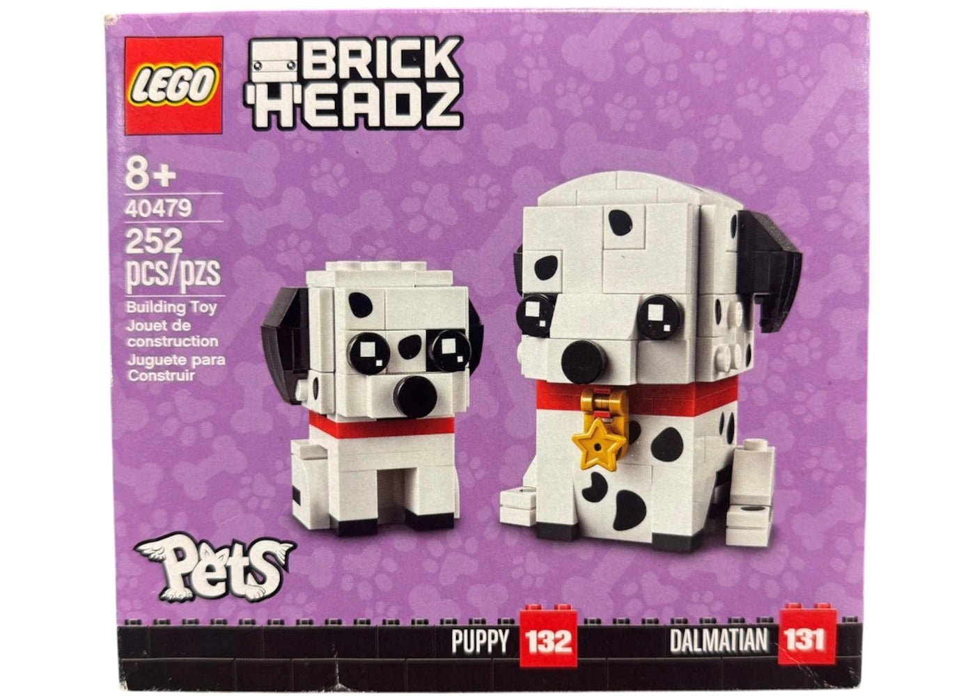LEGO Brick Headz Pets Dalmatian & Puppy Set 40479 - authentic LEGO building set