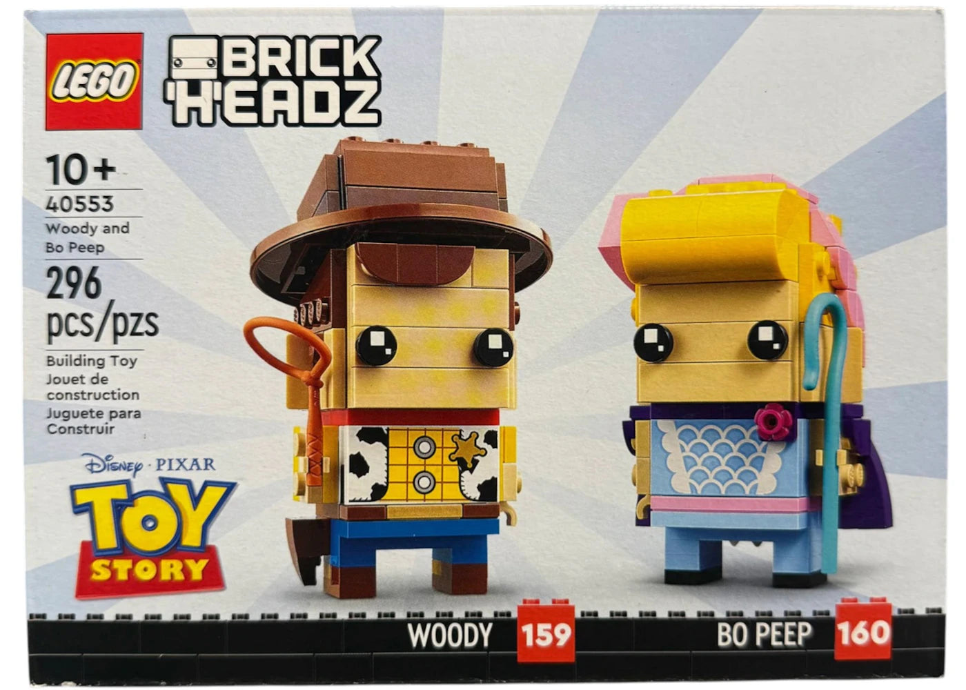 LEGO Brick Headz Toy Story Woody and Bo Peep Set 40553 - vue 360