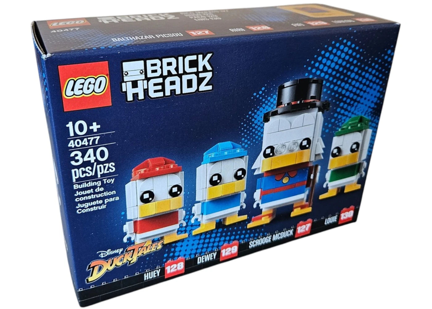 LEGO BrickHeadz Scrooge McDuck, Huey, Dewey & Louie Set 40477 - vue 360