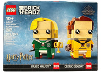 LEGO Brickheadz Harry Potter Draco Malfoy & Cedric Diggory Set 40617
