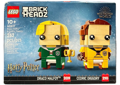 LEGO Brickheadz Harry Potter Draco Malfoy & Cedric Diggory Set 40617 - authentic LEGO building set