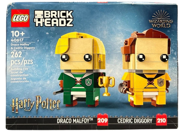LEGO Brickheadz Harry Potter Draco Malfoy & Cedric Diggory Set 40617 - authentic LEGO building set