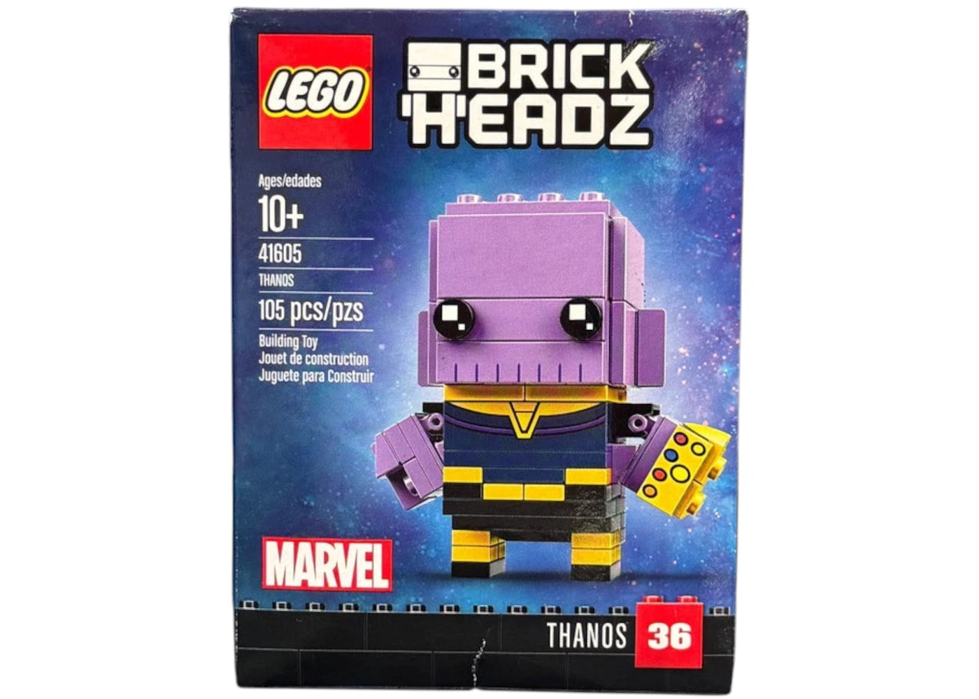 LEGO Brickheadz Marvel Thanos Set 41605 - authentic LEGO building set