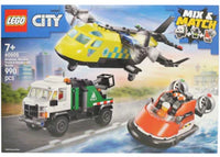 LEGO City Airplane, Service Truck & Hovercraft Remix Set 60505