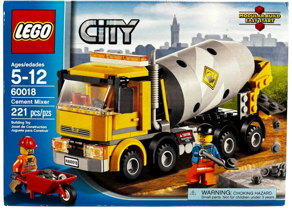 LEGO City Cement Mixer Set 60018 - authentic LEGO building set