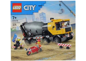 LEGO City Cement Mixer Set 60478 - vue 360