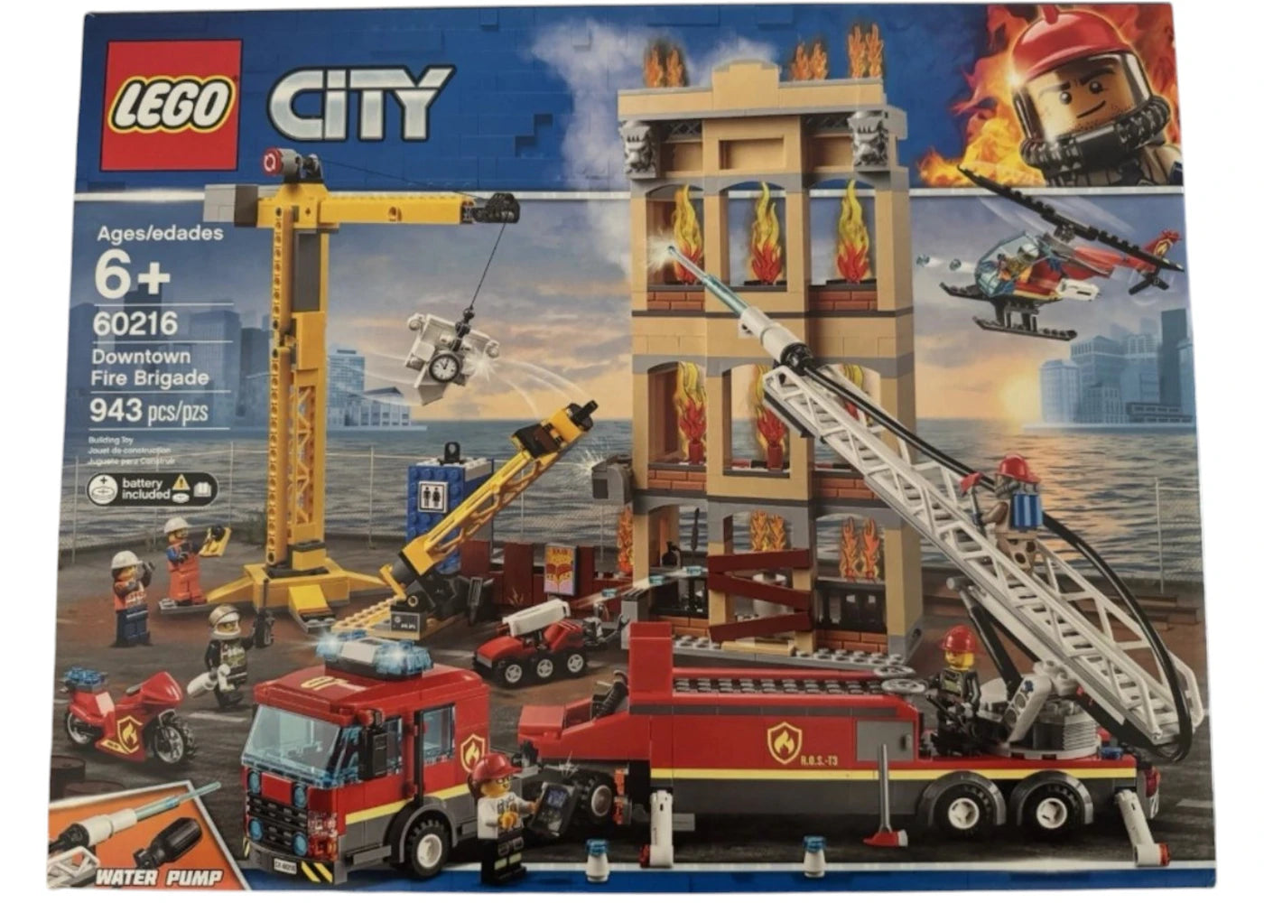 LEGO City Downtown Fire Brigade Set 60216 - vue 360