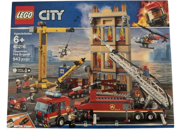 LEGO City Downtown Fire Brigade Set 60216 - authentic LEGO building set