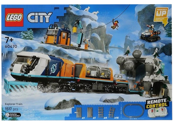 LEGO City Explorers' Arctic Polar Express Train Set 60470 - authentic LEGO building set