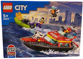 LEGO City Fire Boat Rescue Set 60373 - vue 360