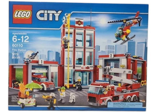 LEGO City Fire Station Set 60110 - authentic LEGO building set