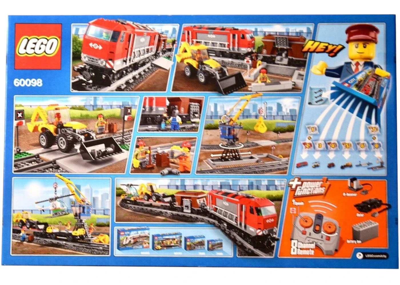 LEGO City Heavy-Haul Train Set 60098 - vue 360