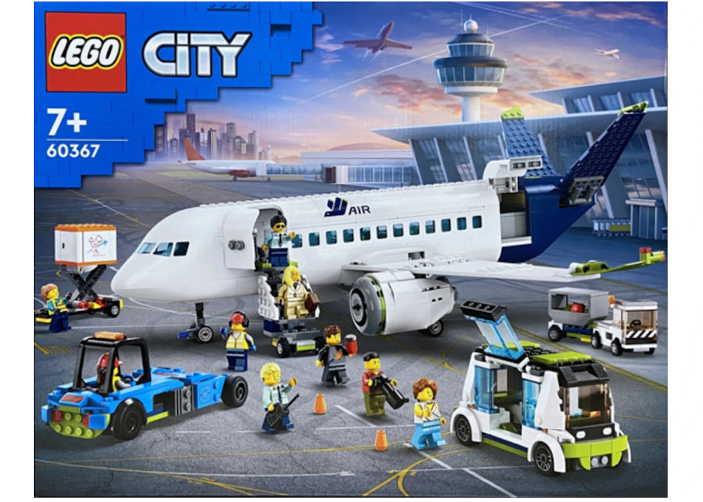 LEGO City Passenger Airplane Set 60367 - vue 360