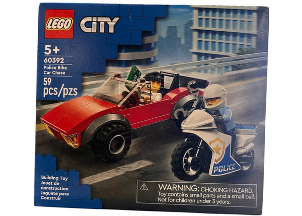 LEGO City Police Bike Car Chase Set 60392 - authentic LEGO building set