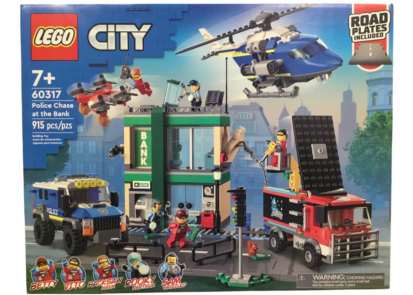 LEGO City Police Chase at the Bank Set 60317