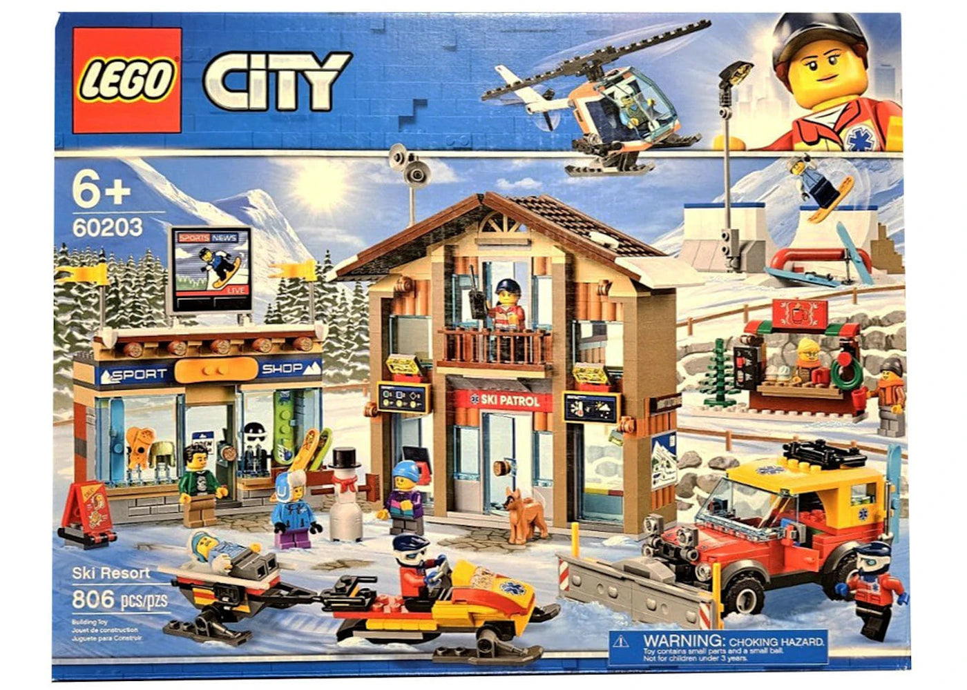 LEGO City Ski Resort Set 60203 - vue 360