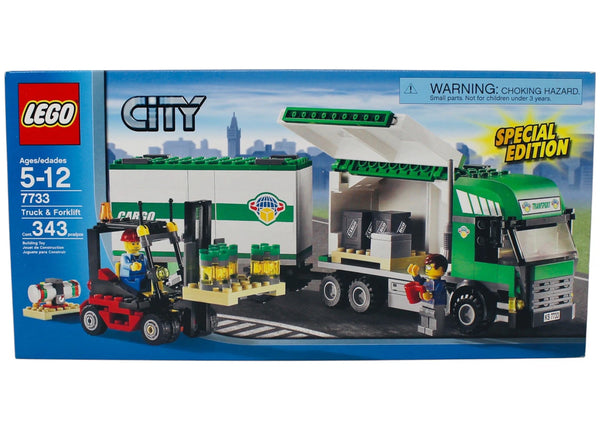 LEGO City Truck & Forklift Set 7733 - authentic LEGO building set