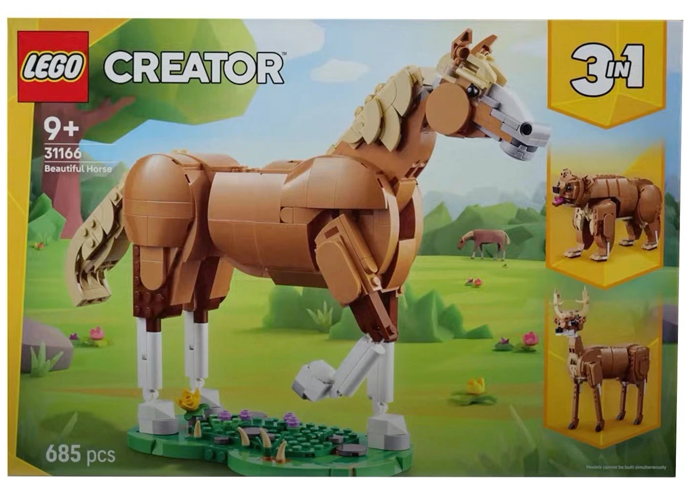 LEGO Creator 3-in-1 Beautiful Horse Set 31166
