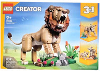 LEGO Creator 3-in-1 Wild Animals Majestic Lion Set #31386
