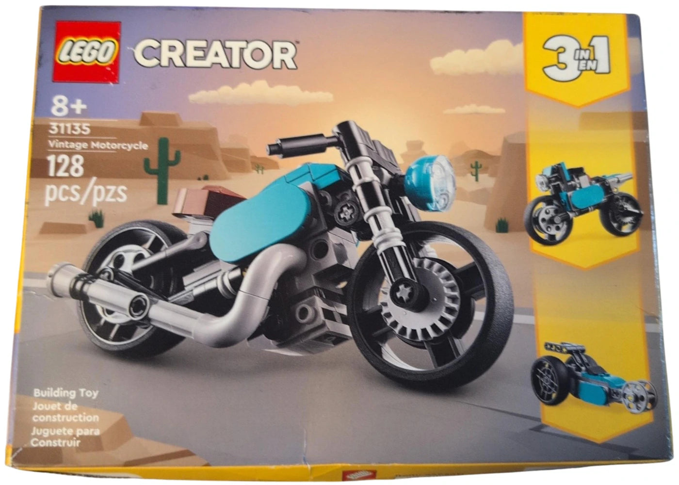 LEGO Creator 3in1 Vintagr Motorcycle Set 31135