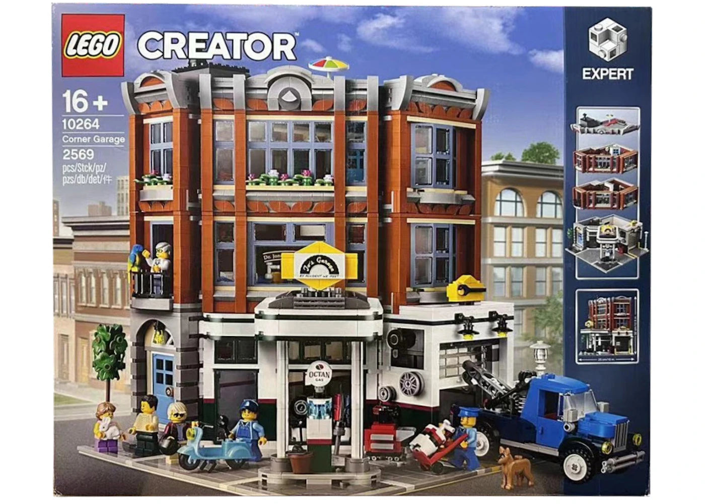 LEGO Creator Corner Garage Set 10264 - vue 360