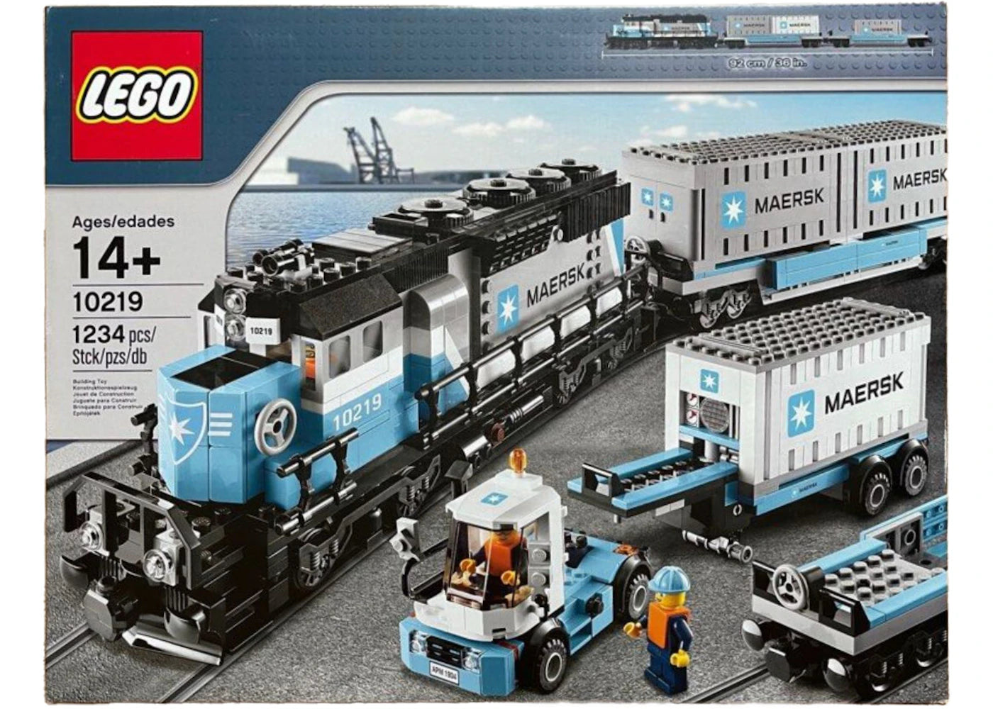 LEGO Creator Maersk Train Set 10219 - vue 360