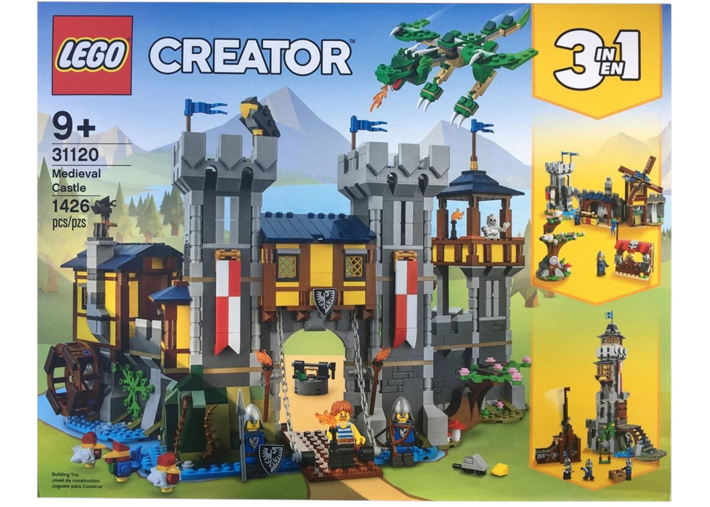 LEGO Creator Medieval Castle 3 in 1 Set 31120 - vue 360