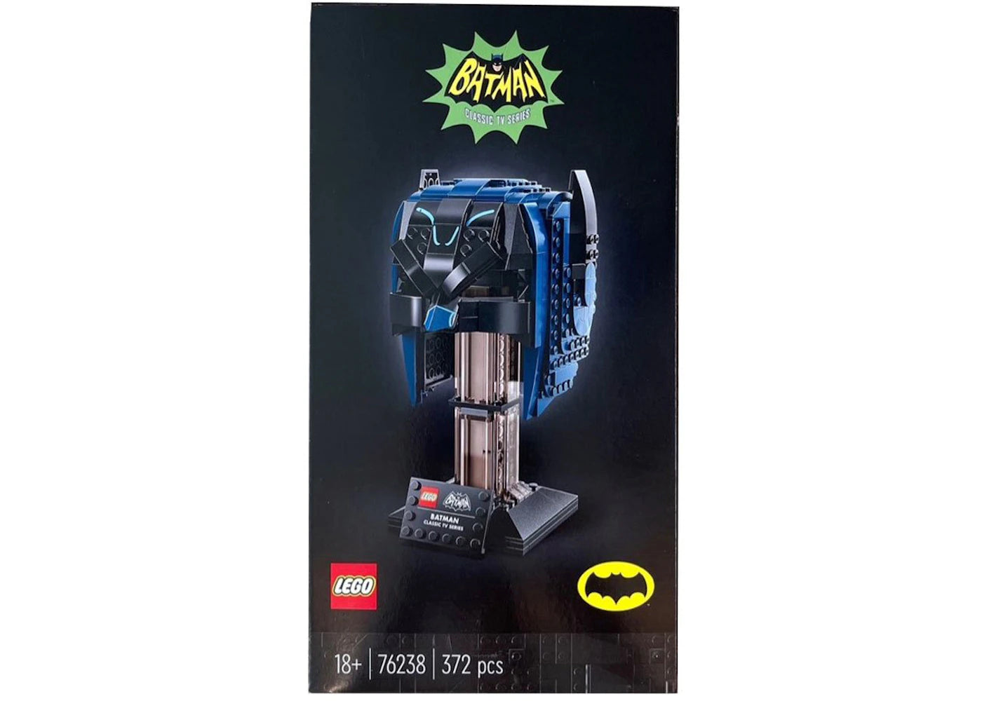 LEGO DC Batman Classic TV Series Batman Cowl Set 76238 Black/Blue - vue 360