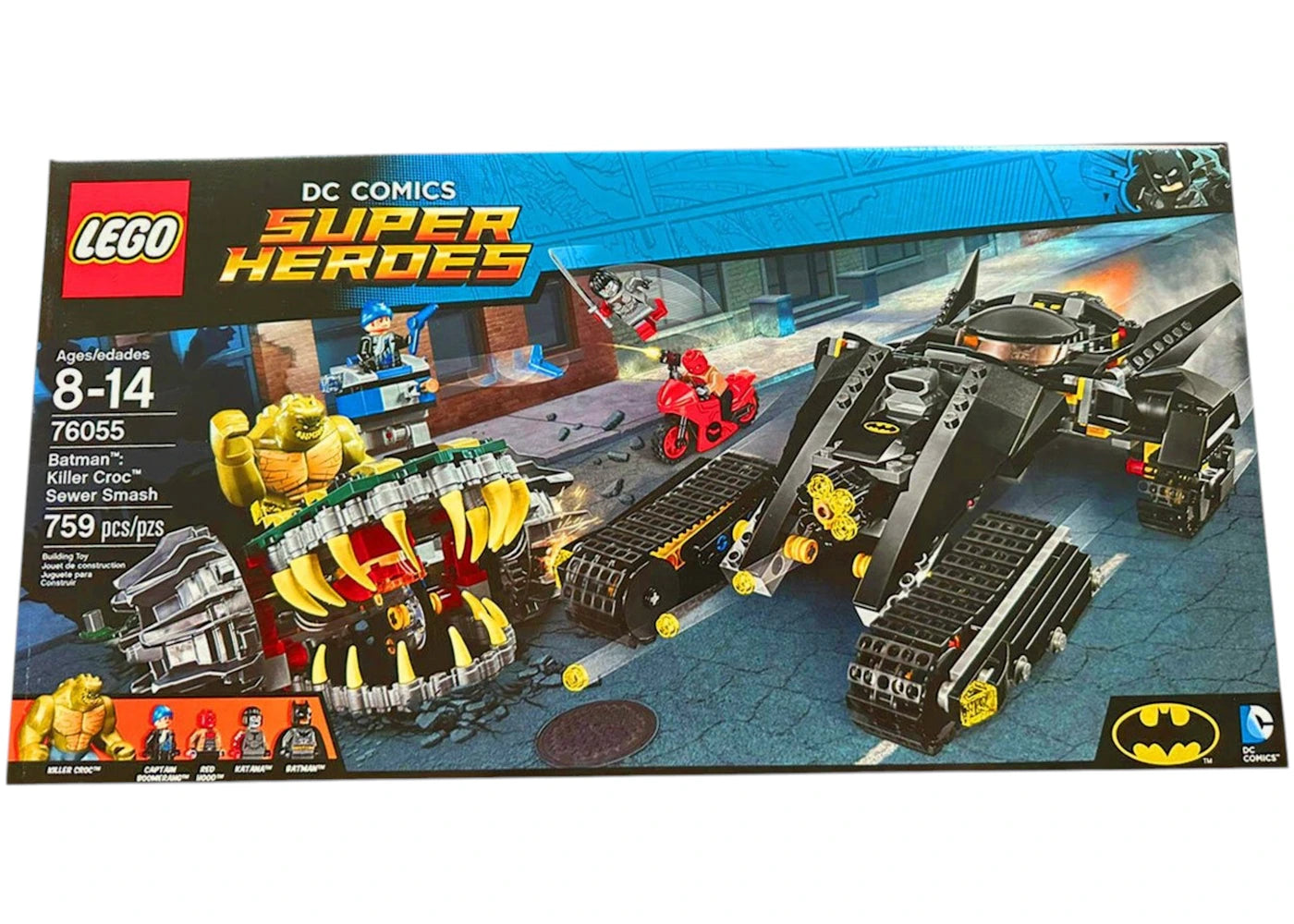 LEGO DC Comics Super Heroes Batman: Killer Cros Sewer Smash Set 76055