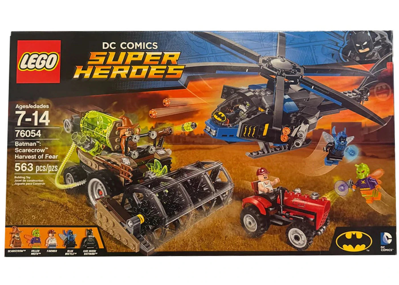LEGO DC Comics Super Heroes Batman: Scarecrow Harvest of Fear Set 76054 - vue 360