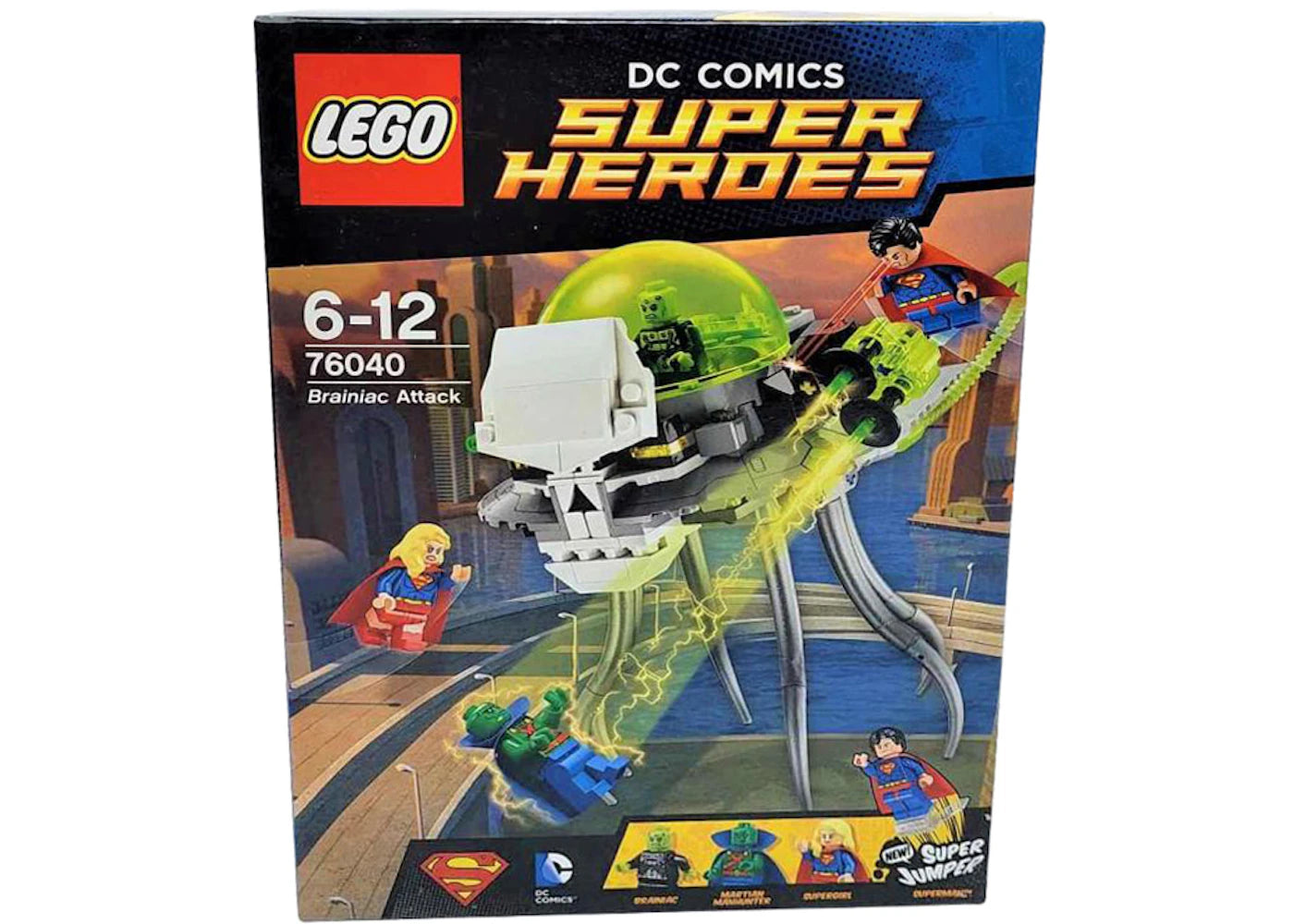 LEGO DC Comics Super Heroes Brainiac Attack Set 76040 - vue 360