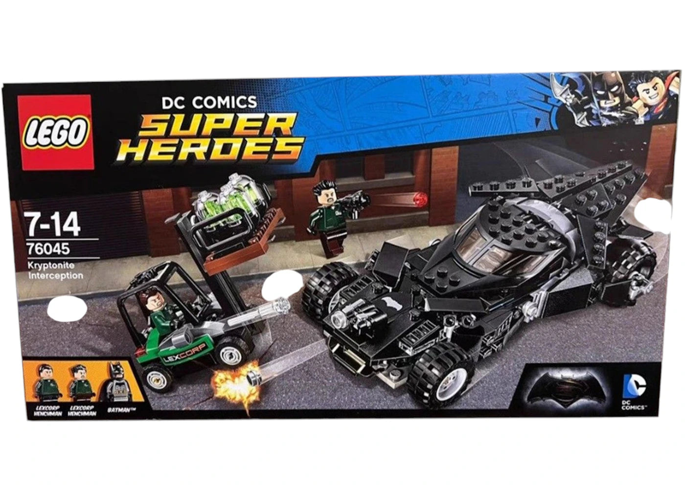 LEGO DC Comics Superhelden Kryptonit-Abfangset 76045 - vue 360