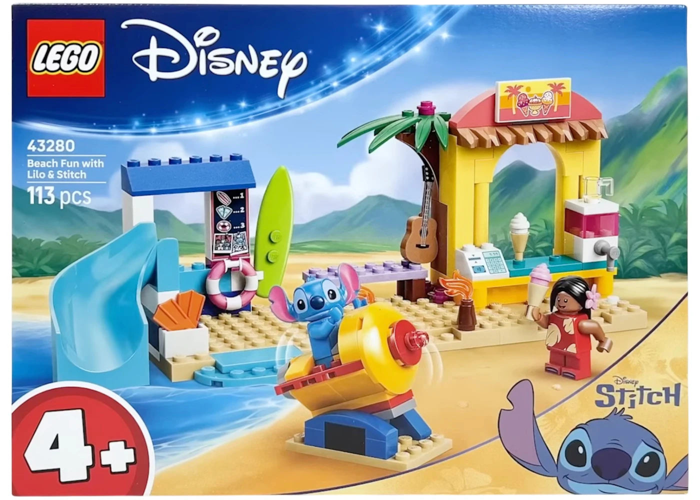 LEGO Disney: Beach Fun with Lilo & Stitch Set #43280 - vue 360