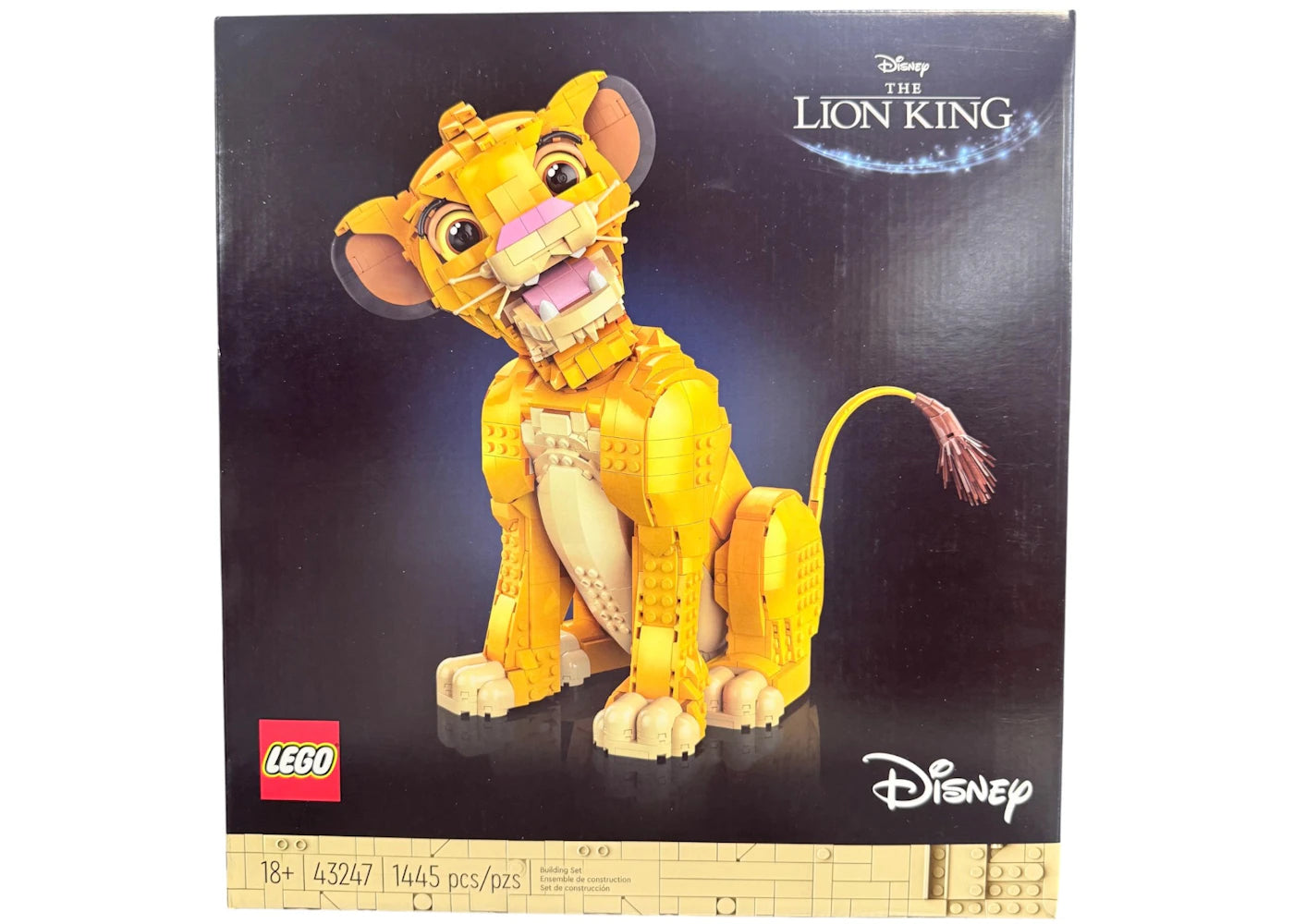 LEGO Disney Mickey und Freunde Junger Simba aus dem König der Löwen Set 43247 - vue 360
