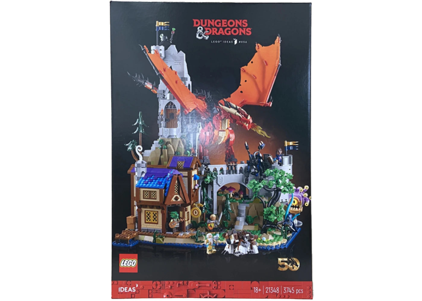 LEGO Dungeons &amp; Dragons: Legende des Roten Drachen Set 21348 - vue 360