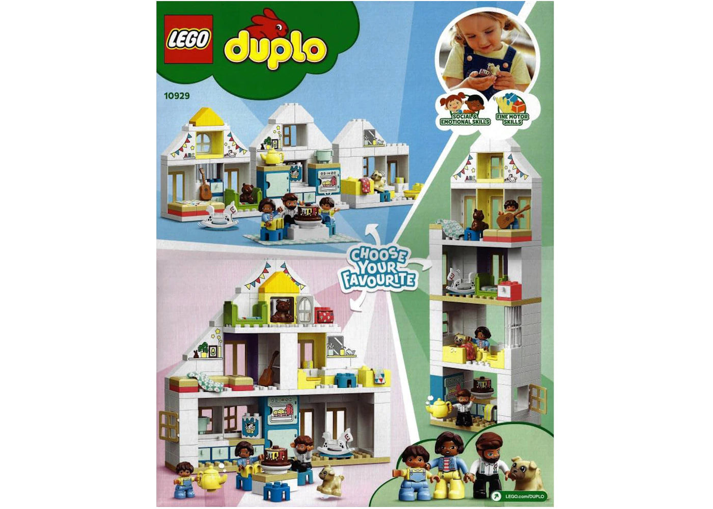 LEGO Duplo Modular Playhouse Set 10929 - authentic LEGO building set