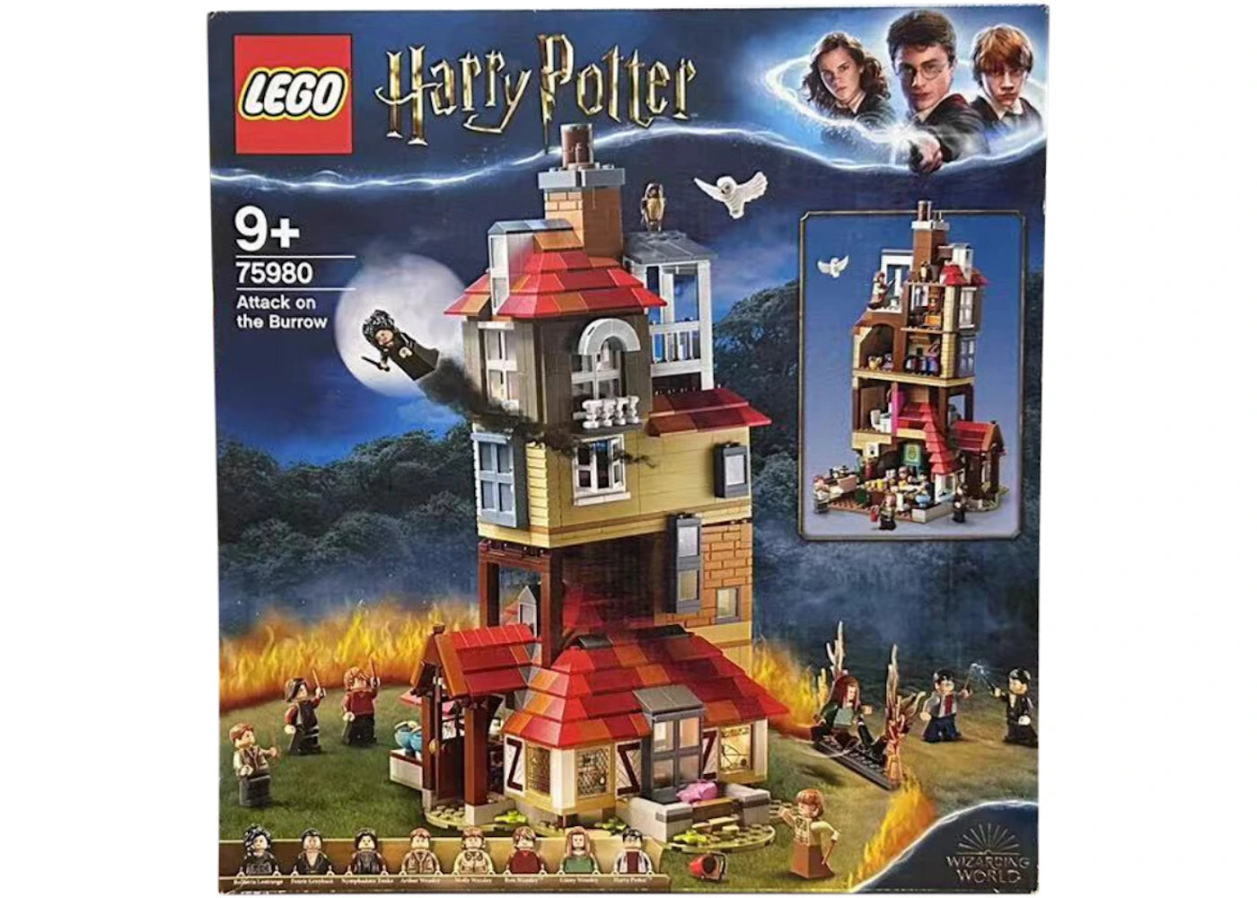 LEGO Harry Potter Attack on the Burrow Set 75980 - vue 360