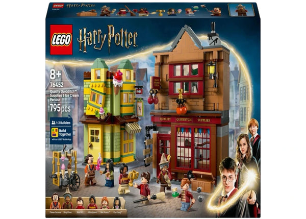 LEGO Harry Potter Quality Quidditch Supplies & Ice Cream Parlour Set 76452 - authentic LEGO building set