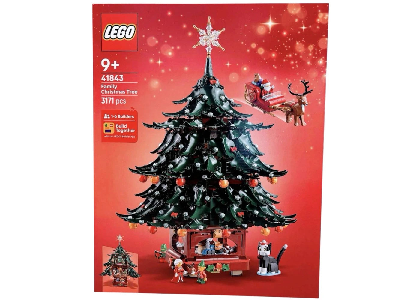 LEGO Icons Family Christmas Tree Decoration Set 41843 - vue 360