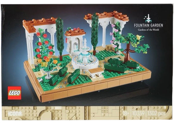 LEGO Icons Fountain Garden Set 10359 - authentic LEGO building set