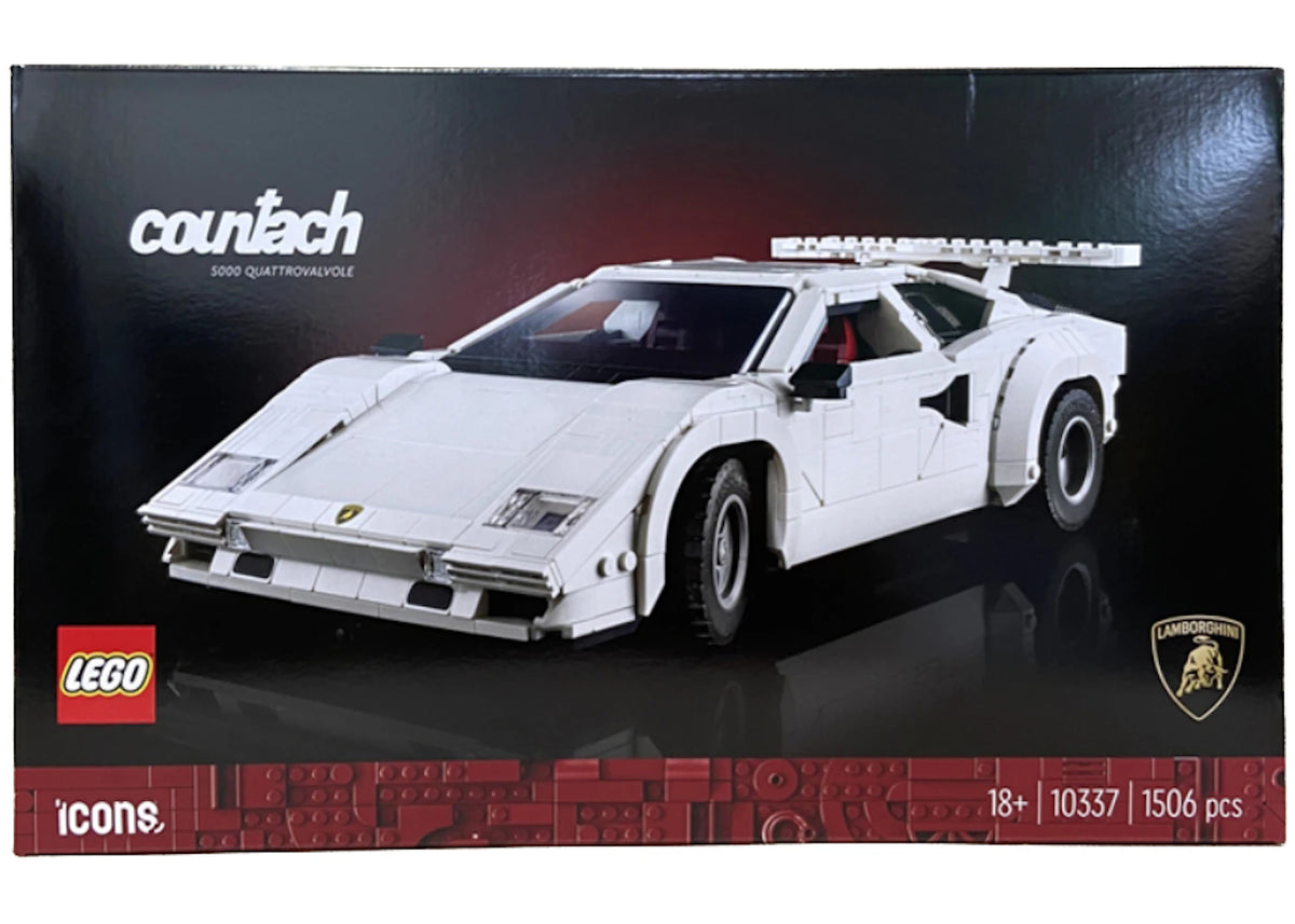 LEGO Icons Lamborghini Countach 5000 Quattrovalvole Set 10337 - vue 360