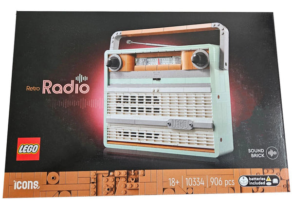 LEGO Icons Retro Radio Set 10334 - authentic LEGO building set