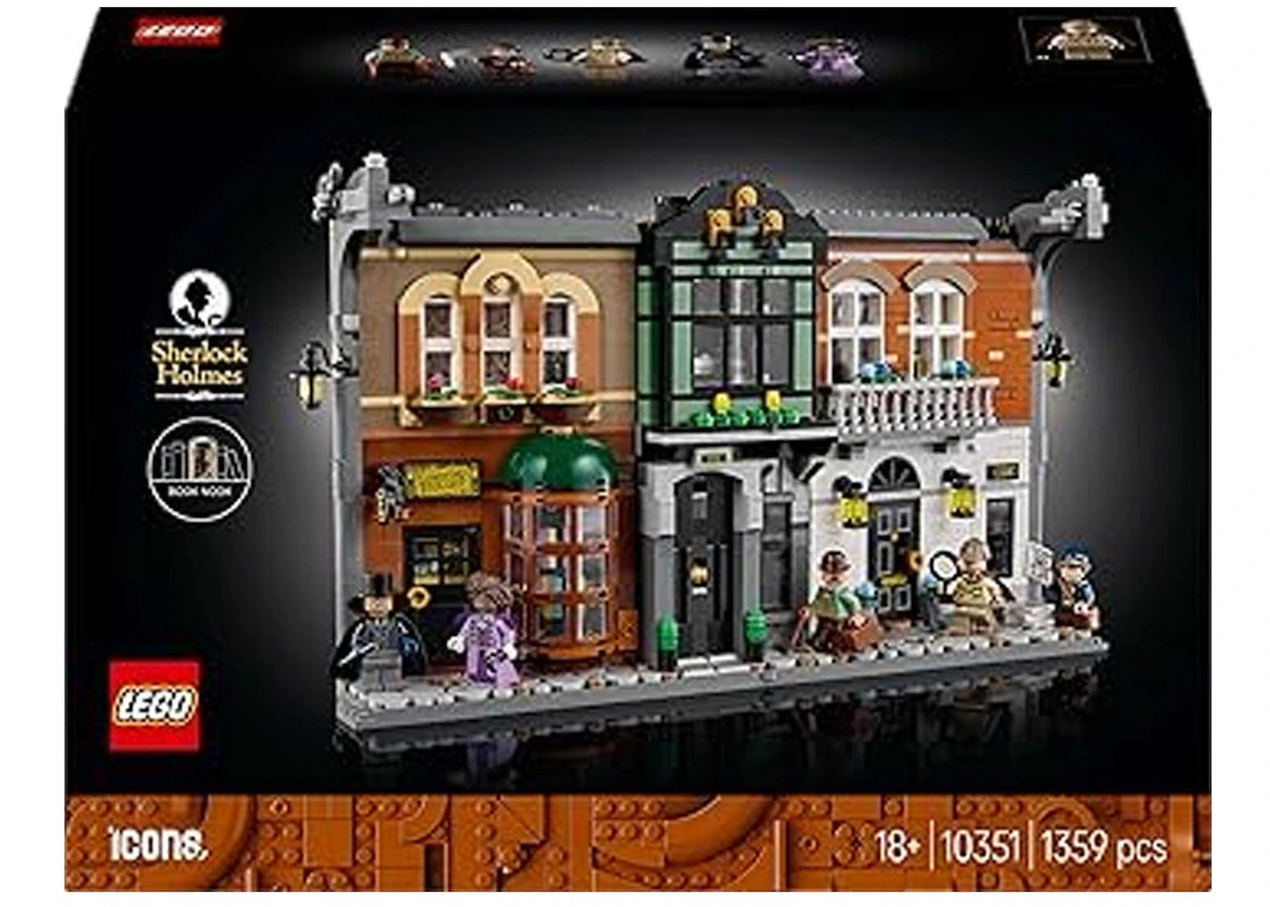 LEGO Icons Sherlock Holmes: Book Nook Set 10351