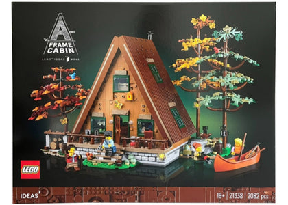 LEGO Ideas A-Frame Cabin Set 21338 - authentic LEGO building set